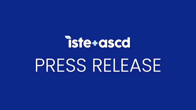 Iste ascd press release deep blue