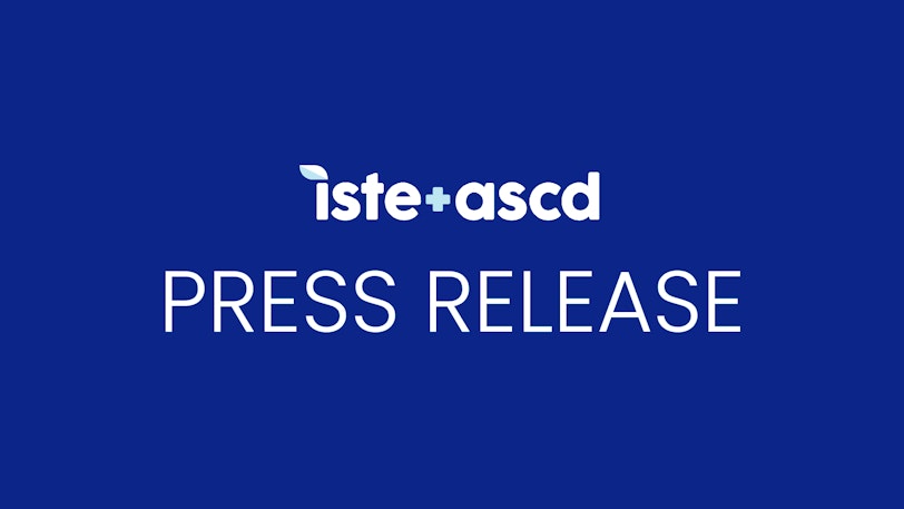 Iste ascd press release deep blue