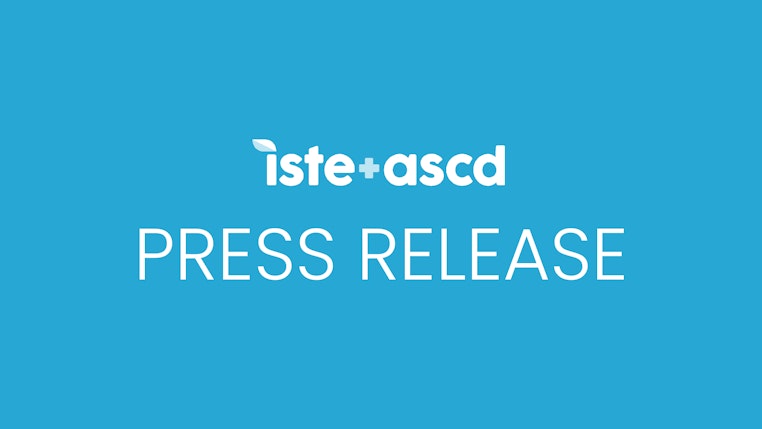 Iste ascd press release vibrant blue